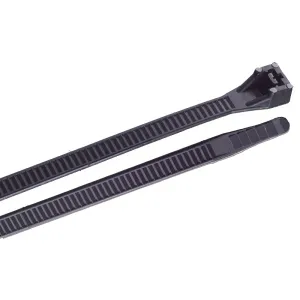 Ancor 8" UV Black Heavy Duty Cable Zip Ties - 100 Pack [199207]