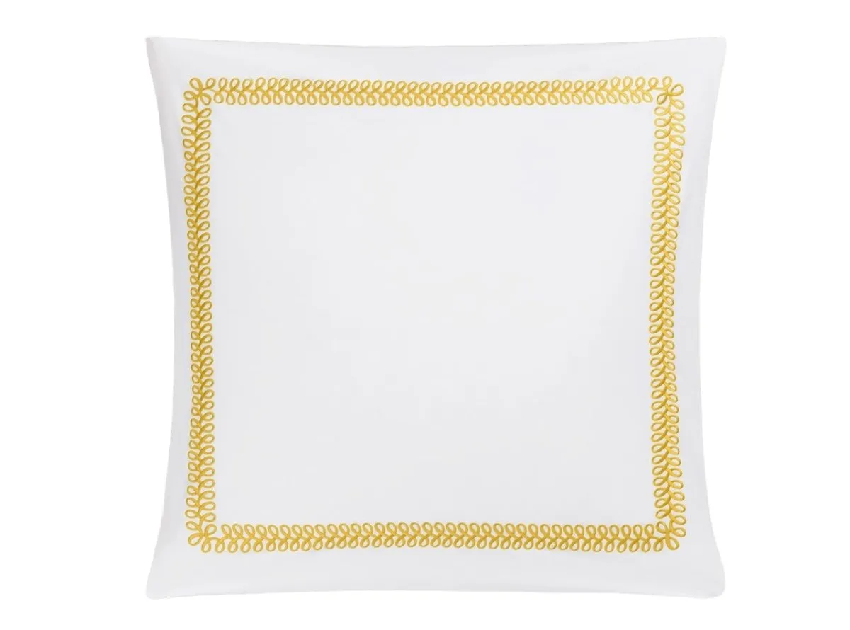 Astor Braid Lemon Bedding Matouk Schumacher