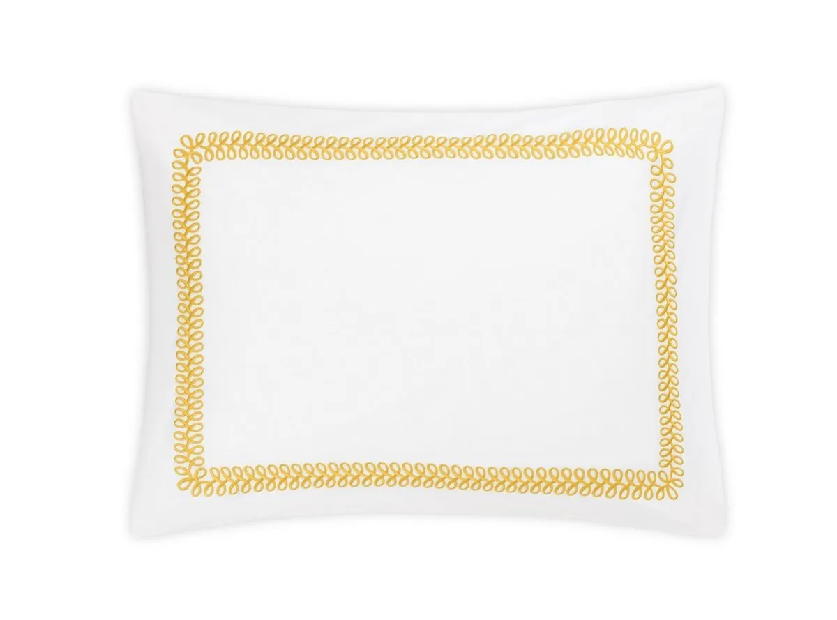 Astor Braid Lemon Bedding Matouk Schumacher