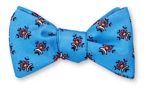 Blue Oakland Flower Bow Tie - B3940