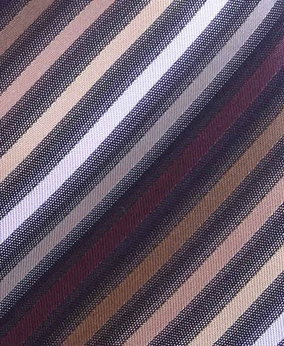 Brown Striped 4" Wide Necktie