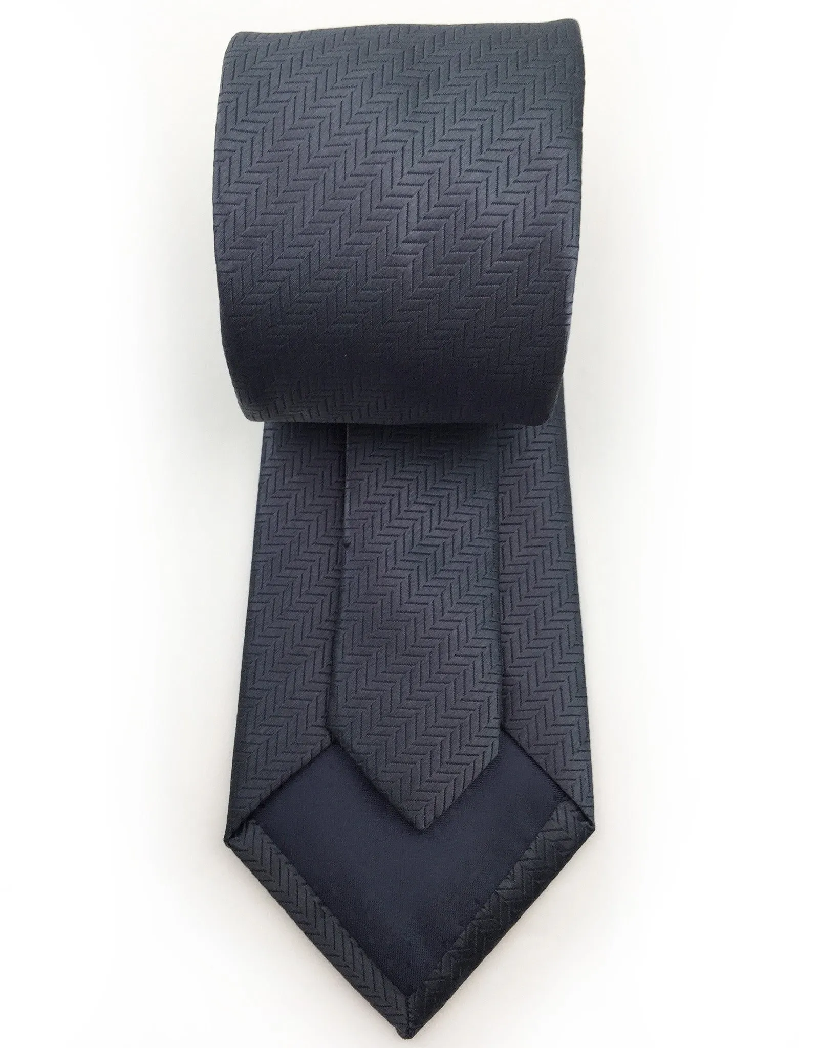 Charcoal Herringbone Tie