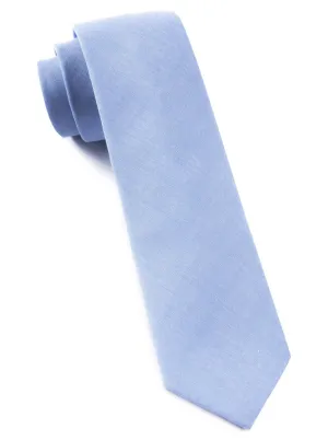 Classic Chambray Sky Blue Tie