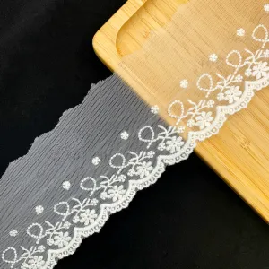 Embroidery lace with cotton fabric NF3B11 1774