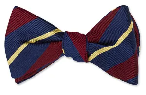 Gloucestershire Striped Bow Tie - B695