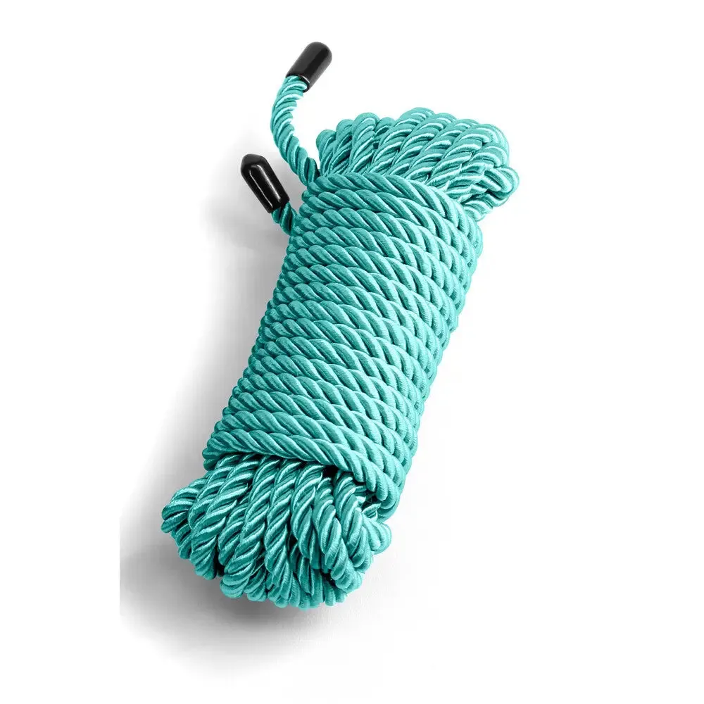 Ns Novelties Polyester Green Bondage Rope Teal 25ft