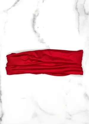 Red Extra Wide Yoga Headband