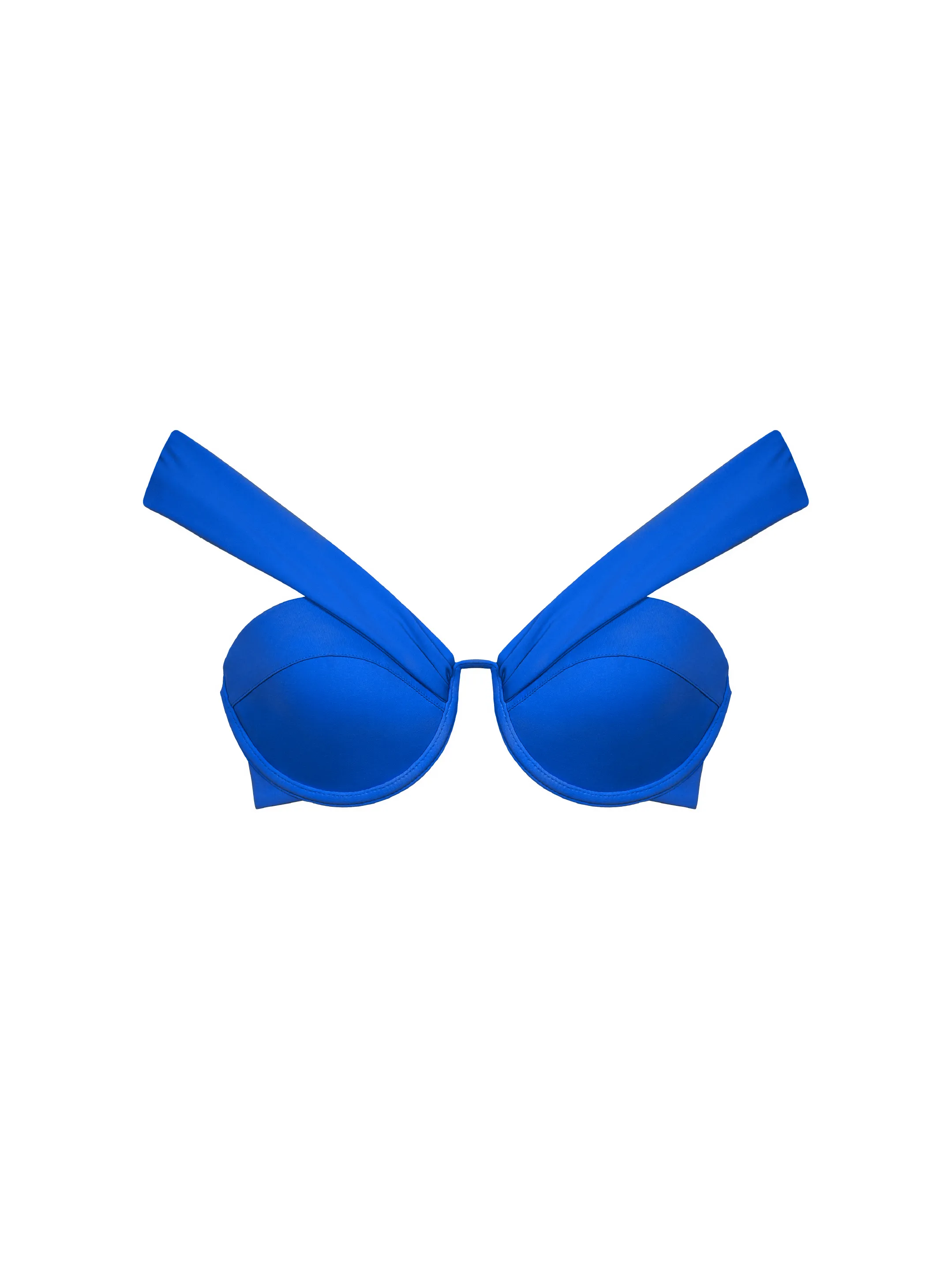 The Bardot Bustier Bra - Sapphire