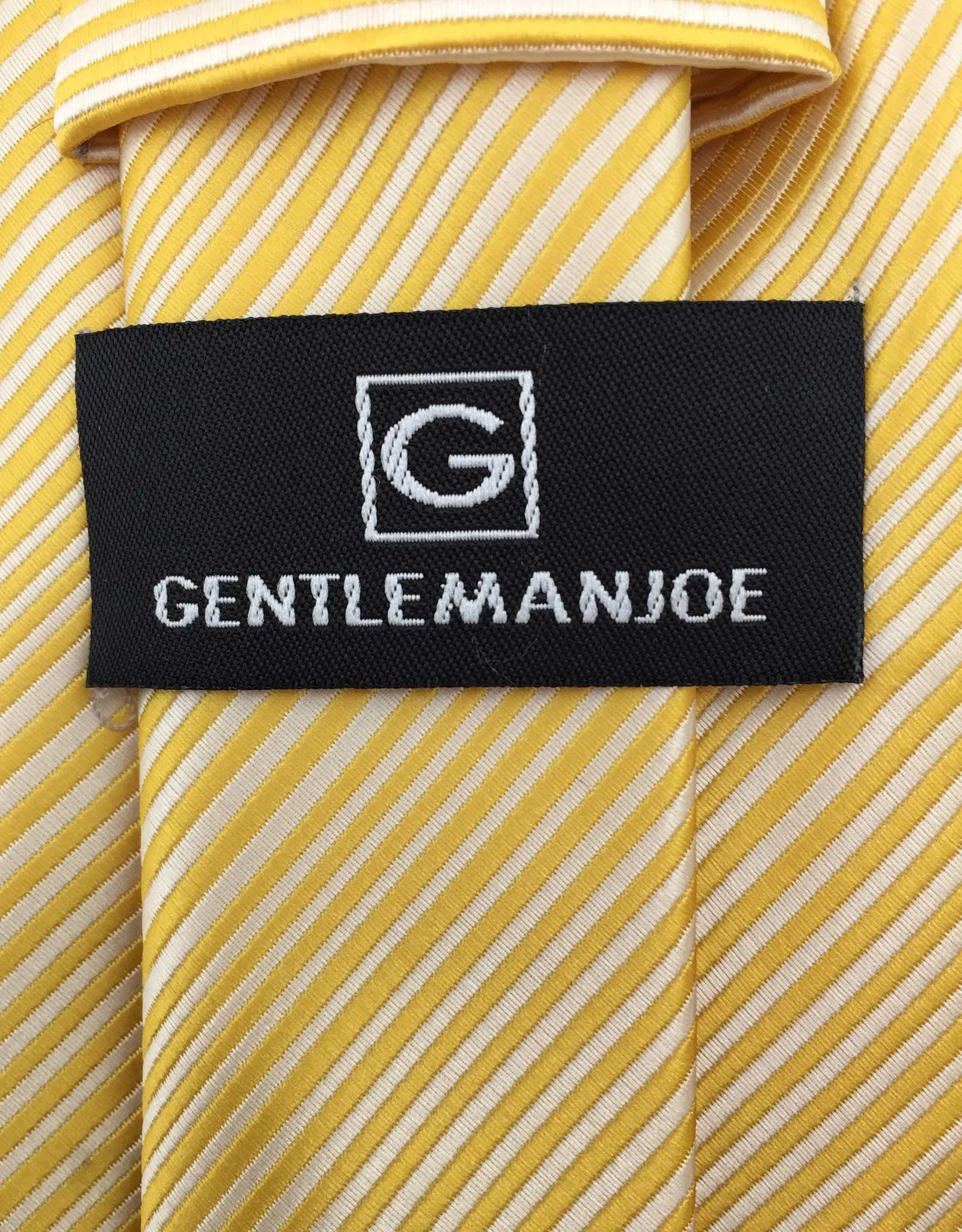 Yellow Pinstripe Tie